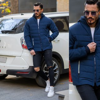 کاپشن denim سرمه ای